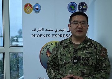 AFN Naples Interview - Phoenix Express 26 Capt. Simon Hwang