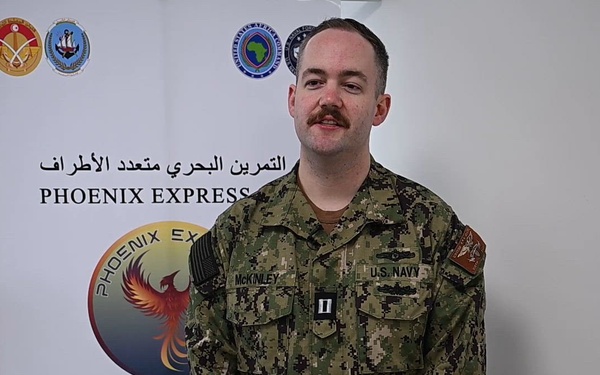 AFN Naples Interview - Phoenix Express 26 Lt. Tulloch McKinley