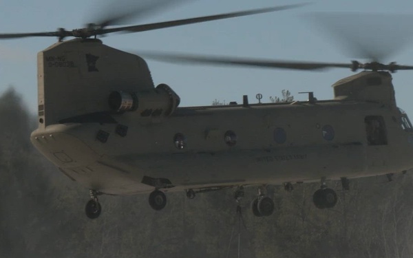 Sling-load operations at Fort McCoy, Wis