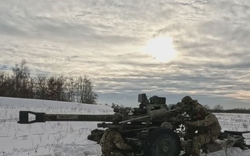 4-319 Sets up M119M3 Howitzers in GTA