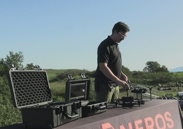 B-Roll: Marines evaluate fiber-optic FPV Drones during DIU challenge