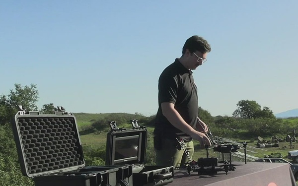 B-Roll: Marines evaluate fiber-optic FPV Drones during DIU challenge