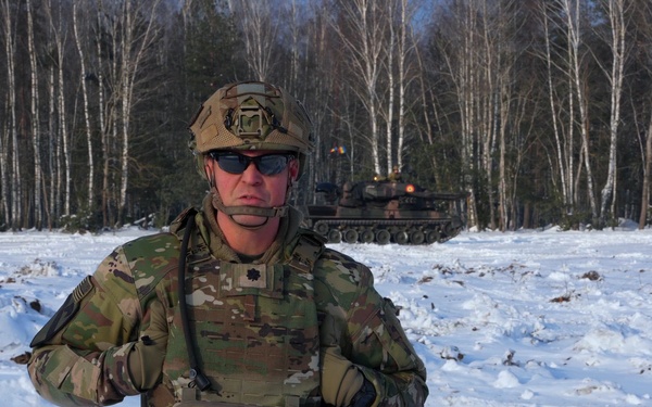 LTC Nimmons Emphasizes Forward Land Forces Readiness on NATO’s Eastern Flank