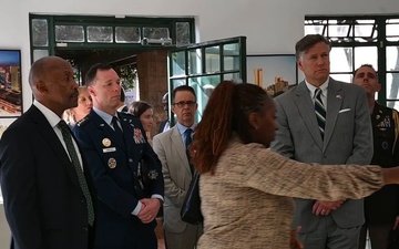 U.S. Africa Command commander and deputy secretary of state visit August 7th Memorial Park