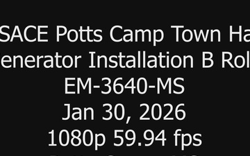 Potts Camp City Hall Generator Installation