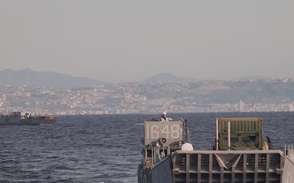 B-Roll: 11th MEU Marines, Sailors Conduct Well-Deck Operations Aboard USS Comstock