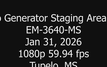 Tupelo Generator Staging Area