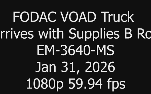 Volunteer Organization Deliveries Supplies for Northern Mississippi in Partnership with FEMA
