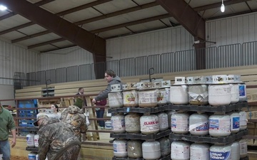 Volunteer Organization Deliveries Supplies for Northern Mississippi in Partnership with FEMA