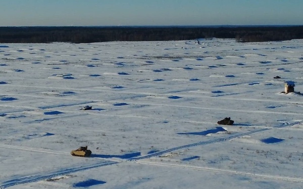3-8 Cavalry conducts Bradley live fire training in NATO environment Highlight Reel