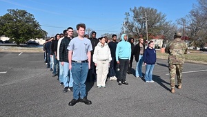 Stringer- Former MTI from 2nd Bomb Wing prepares 307th Bomb Wing Development and Training Flight Trainees