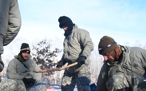 Air National Guard Cold Weather Operations Course B-roll