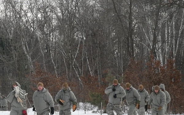 Air National Guard Cold Weather Operations Course B-roll