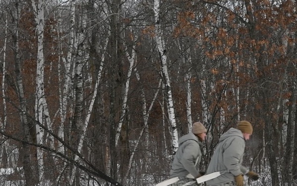 Air National Guard Cold Weather Operations Course B-roll