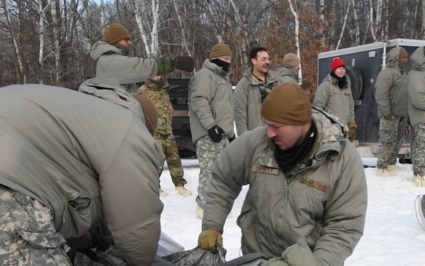 Air National Guard Cold Weather Operations Course B-roll