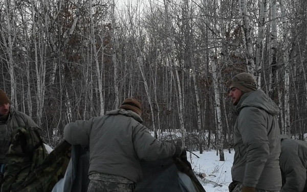 Air National Guard Cold Weather Operations Course B-roll