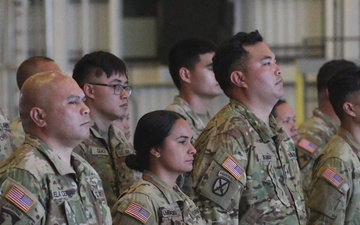 B Co 2-211th Change of Responsibility Ceremony