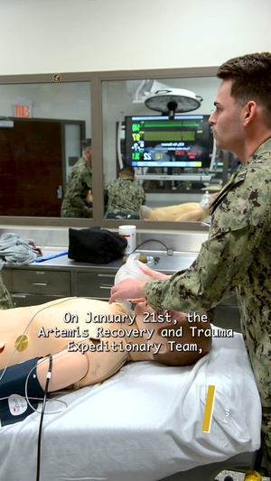 Artemis II Recovery Team prepares for moon mission with training at NMCSD