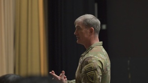 U.S. EUCOM CSEL enlisted all call at SHAPE, HQ B-roll