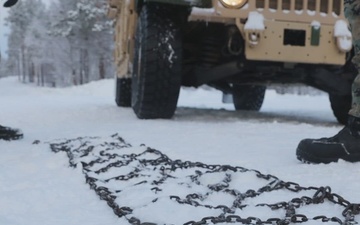 CORE26 | U.S. Marines and Sailors Execute Slippery Driver Training Course
