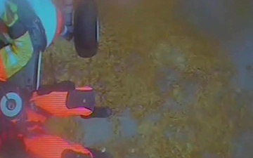 B-ROLL: Coast Guard rescues three hunters stranded in Louisiana swamp