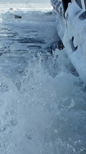 Coast Guard conducts ice-breaking operations on the Great Lakes