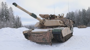 U.S. Army and Nato allies conduct mounted maneuver operations