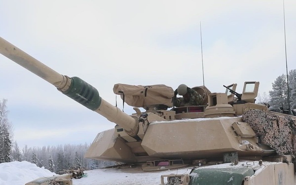 U.S. Army and Nato allies conduct mounted maneuver operations