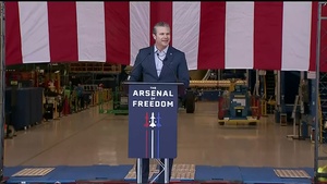 Hegseth Speaks in Cape Canaveral During Arsenal of Freedom Tour