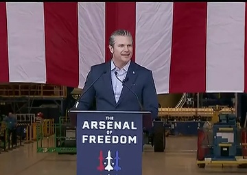 Hegseth Speaks in Cape Canaveral During Arsenal of Freedom Tour