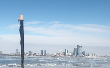 Coast Guard Cutter Hawser Conducts Icebreaking Operations in New York Harbor