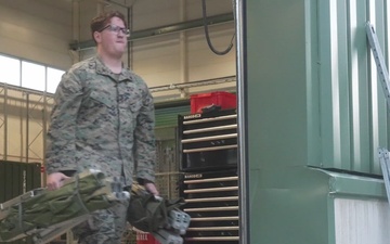 CORE26 | U.S. Marines Prepare Equipment for Exercise during Cave Draw Operations in Frigaard