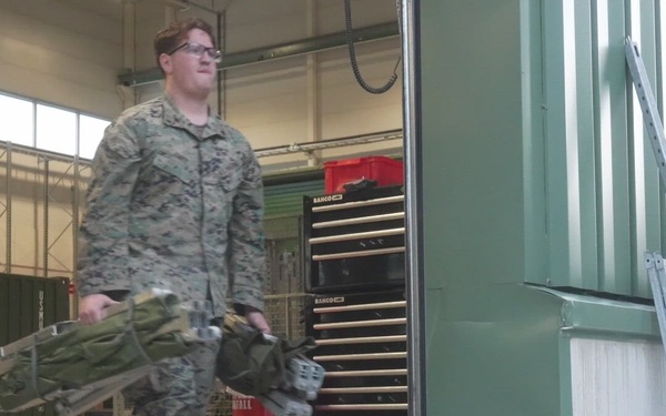 CORE26 | U.S. Marines Prepare Equipment for Exercise during Cave Draw Operations in Frigaard