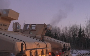 CORE26 | U.S. Marines Conduct Logistics Convoy in Preparation for Exercise Cold Response 26