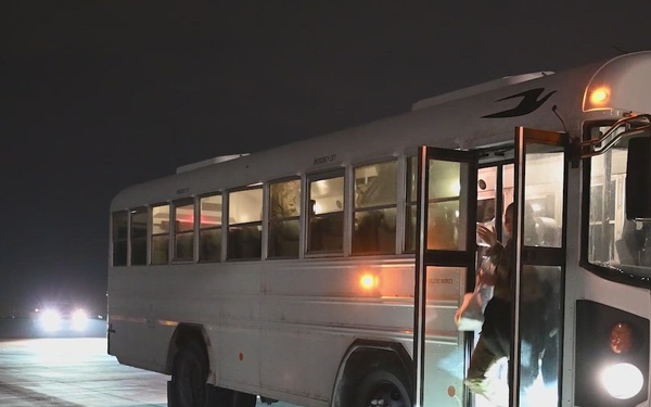 Airmen prepare cargo for transport in support of AFCENT exercise