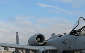 A-10C Thunderbolt II prepares for a flight  within CENTCOM
