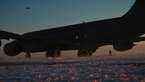 Frigid day on the flight line