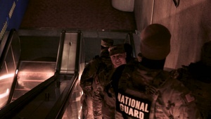 Soldiers with the Alabama National Guard Patrol Areas Around Gallery Place Chinatown