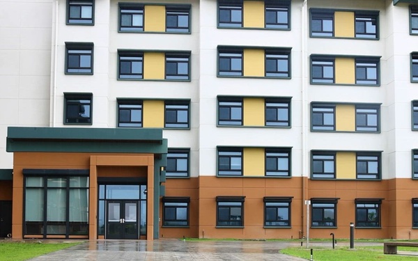 Bachelor officer quarters provide housing for single service members on Guam