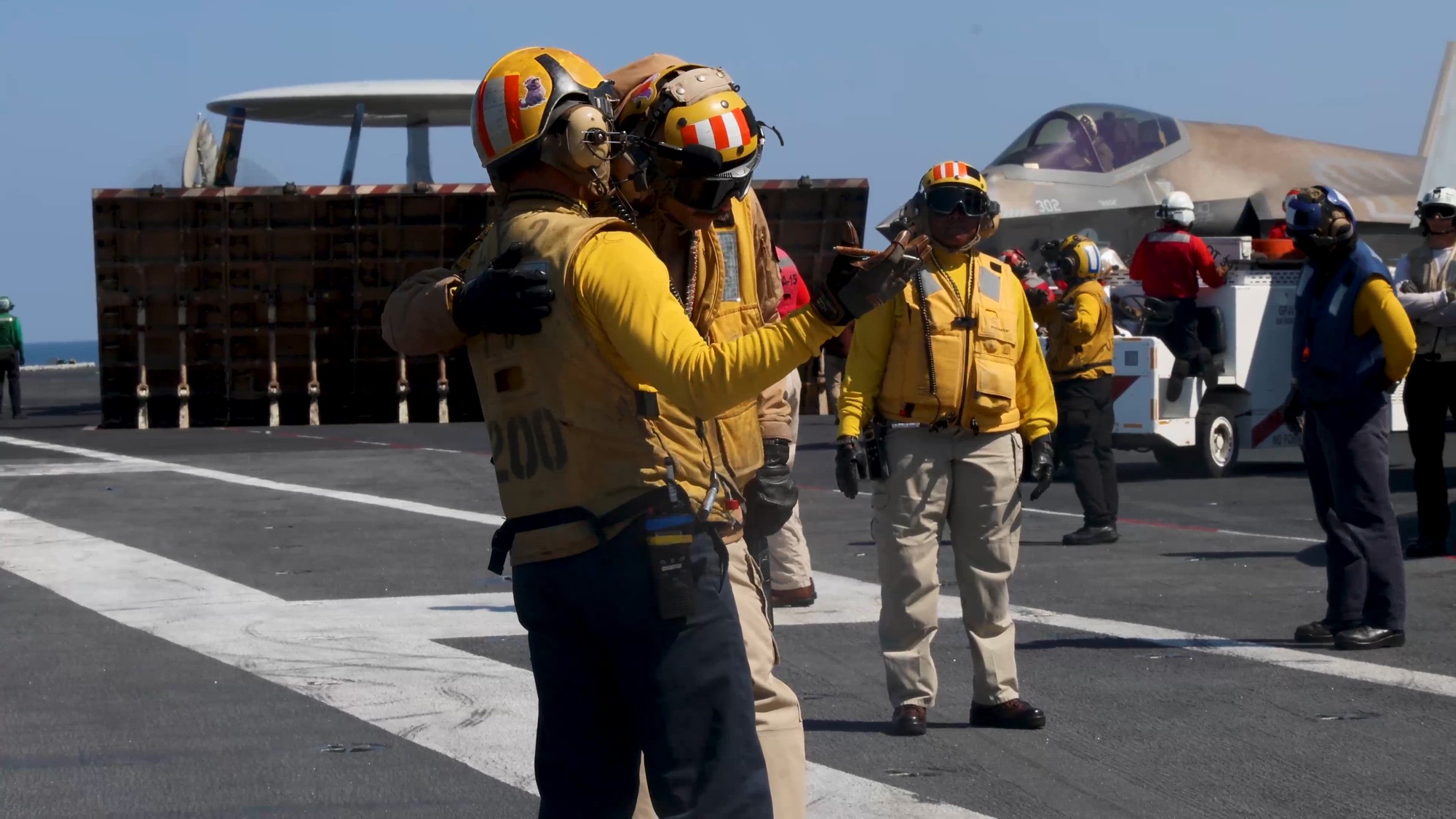Nimitz-class aircraft carrier USS Abraham Lincoln (CVN 72) conducts routine flight operations in the Arabian Sea, Jan. 30, 2026. Abraham Lincoln is deployed to the U.S. 5th Fleet area of operations to support maritime security and stability in the U.S. Central Command area of responsibility. (U.S. Navy video by Mass Communication Specialist Seaman Daniel Kimmelman)