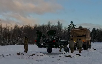 Northern Strike 26-1:Alpha Battery, 1-119th Field Artillery Regiment