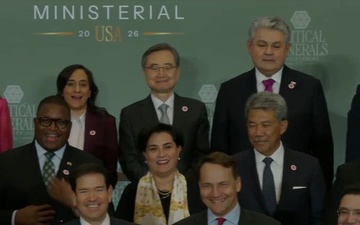 Secretary of State Marco A. Rubio participates in a Critical Minerals Ministerial family photo