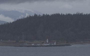 USS Theodore Roosevelt Indian Island Arrival