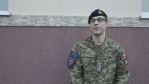 Canadian Armed Forces Capt. Michael Needelman Dynamic Front 26 CPX Interview