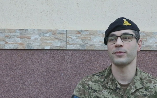 Canadian Armed Forces Capt. Michael Needelman Dynamic Front 26 CPX Interview