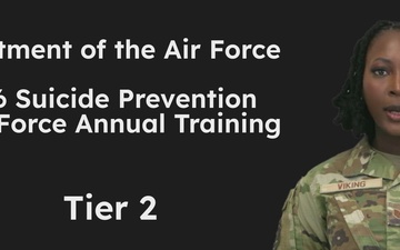 2026 Suicide Prevention (SP) TFAT Facilitator-Led Video – Tier 2