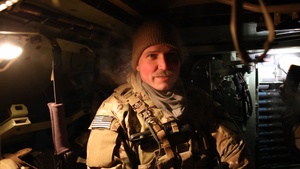 Staff Sgt. Jonathan Sosinkski Bradley Night Fire Interview