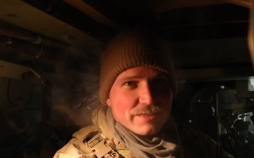 Staff Sgt. Jonathan Sosinkski Bradley Night Fire Interview