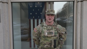 Soldiers Send Messages Home While on D.C. Safe and Beautiful Mission