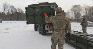 U.S. and Lithuania Conducts Integrated HIMARS Live Fire (B-Roll)